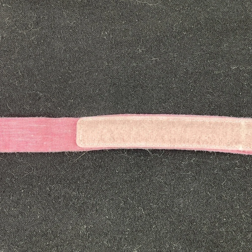 Bow Tie Boys Pink Hook and Loop Closure